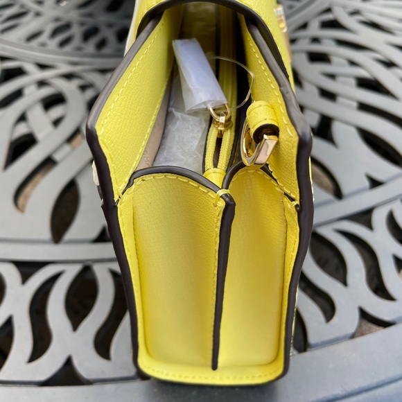 NWT Michael Kors Sunshine Yellow crossbody - Picture 9 of 16